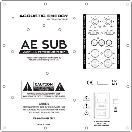 Acoustic Energy AESub 12" Active Subwoofer - K&B Audio