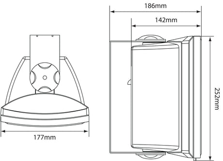 Adastra FS 5.25" 100V High Performance Wall-Mount Speaker (Each) Commercial Speakers Adastra 