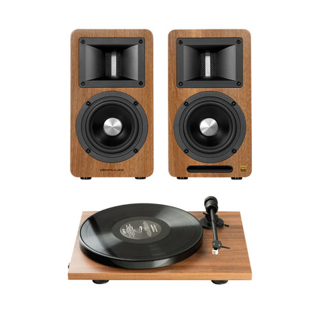 Airpulse A80 & Pro-Ject E1 Phono Turntable & Speaker Bundle - K&B Audio