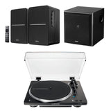 Audio-Technica AT-LP70XBT Automatic Turntable + Edifier R1280DBs Active Bluetooth Speakers - K&B Audio