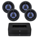 Bluesound Powernode + Blucube BCK80 8" Ceiling Speakers - K&B Audio