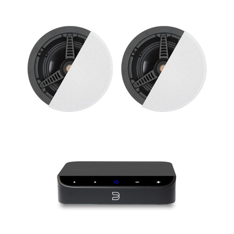 Bluesound Powernode Edge + Monitor Audio C165 6.5" Ceiling Speakers In Ceiling Speaker Systems Bluesound 