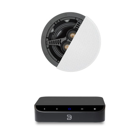 Bluesound Powernode Edge + Monitor Audio C165-T2 6.5" Stereo Ceiling Speaker In Ceiling Speaker Systems Bluesound 