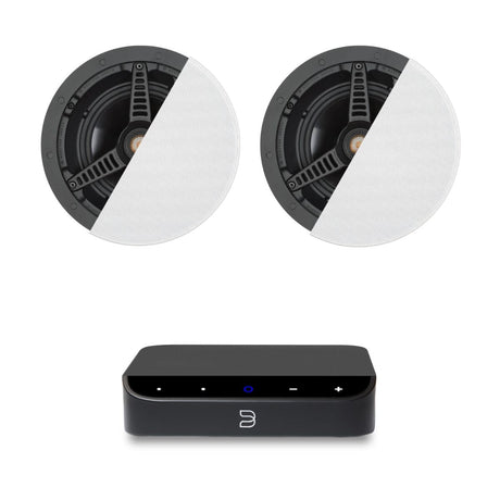 Bluesound Powernode Edge + Monitor Audio C180 8" Ceiling Speakers In Ceiling Speaker Systems Bluesound 