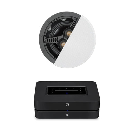 Bluesound Powernode + Monitor Audio C165-T2 6.5" Stereo Ceiling Speaker In Ceiling Speaker Systems Bluesound 