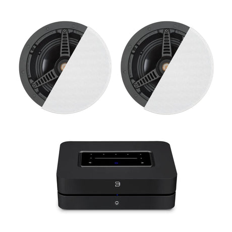 Bluesound Powernode + Monitor Audio C180 8" Ceiling Speakers In Ceiling Speaker Systems Bluesound 