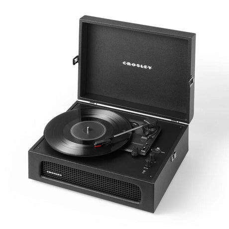 Crosley Voyager Portable Record Player with Bluetooth Turntables Crosley Black 