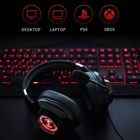 Edifier HECATE G2II 7.1 Surround Sound USB Gaming Headset with RGB Light Effects - K&B Audio