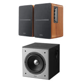 Edifier R1280DBs Active Bookshelf Speakers + Edifier T5 Subwoofer - K&B Audio