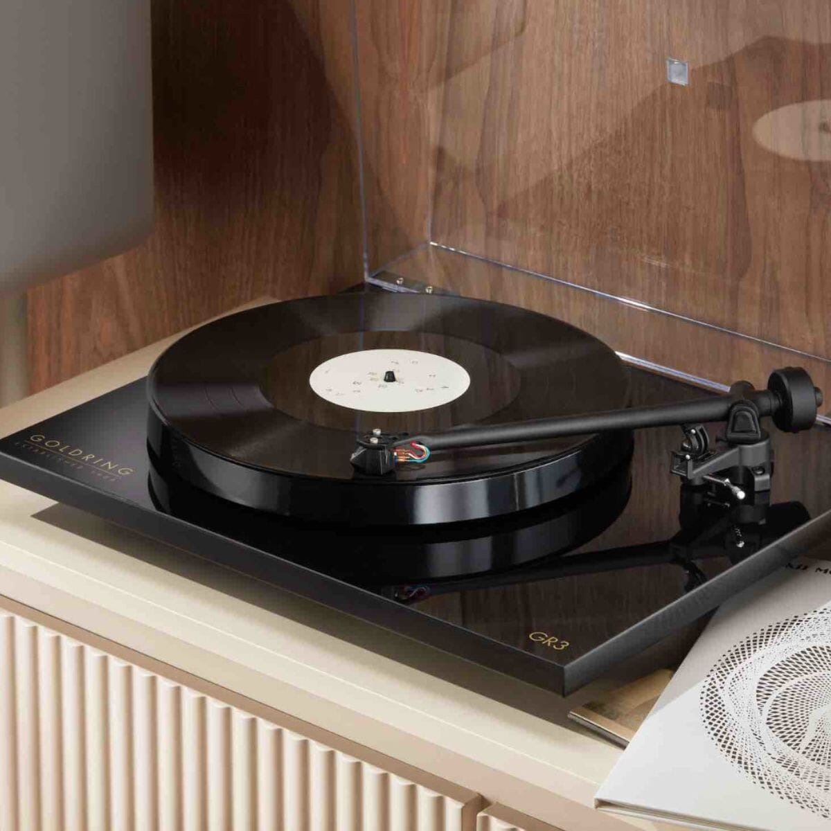 Goldring GR3 Turntable + Q Acoustics M40 Active Floorstanding Speakers with Bluetooth - K&B Audio