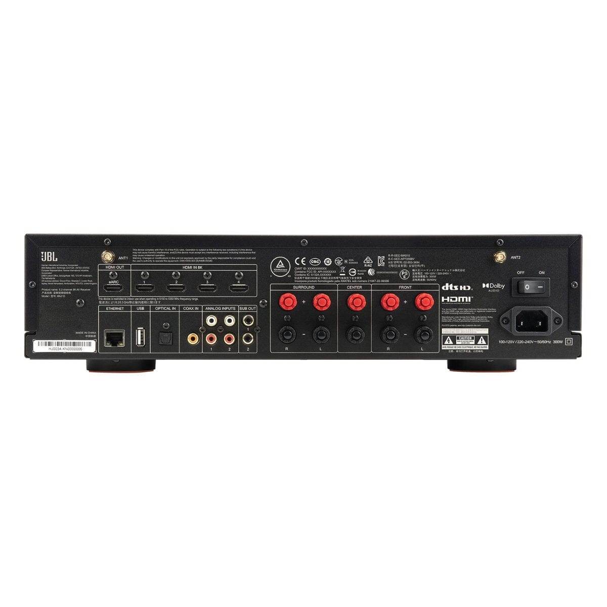 JBL MA510 5.2 Channel 8K AV Receiver - K&B Audio