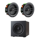 JBL Stage 260C + 200P 2.1 Ceiling Speaker & Subwoofer Package - 6.5" - K&B Audio