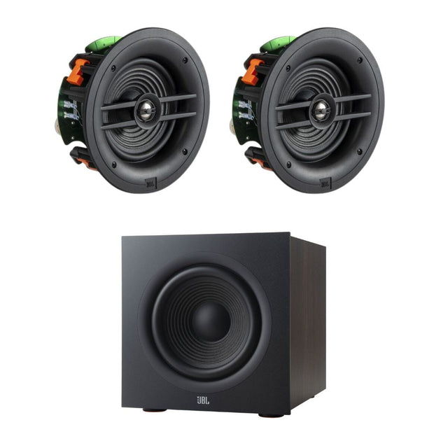 JBL Stage 260C + 200P 2.1 Ceiling Speaker & Subwoofer Package - 6.5" - K&B Audio