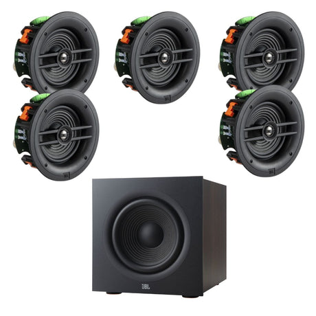 JBL Stage 260C 6.5" 5.1 Surround Sound Ceiling Speaker Package - 6.5" - K&B Audio