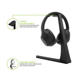 Kanto H3 Universal Headphone Holder - Black - K&B Audio