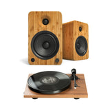 Pro-Ject E1 Turntable + Kanto YU4 Active Bluetooth Speakers - K&B Audio