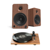 Pro-Ject E1 Turntable + Kanto YU4 Active Bluetooth Speakers - K&B Audio