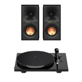 Klipsch R-40PM Active Speakers + Pro-Ject E1 Turntable - K&B Audio