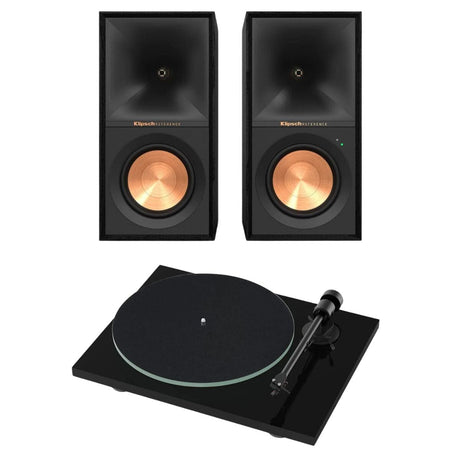 Klipsch R-50PM Active Speakers + Pro-Ject T1 EVO Turntable - K&B Audio