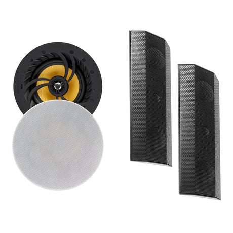 Lithe Audio Wi-Fi Ceiling Speaker + IO1 Outdoor Speaker Bundle - K&B Audio