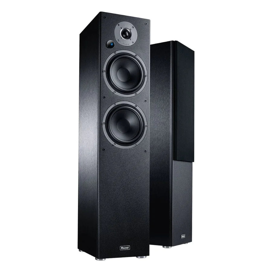 Magnat 5A Active Floorstanding Speakers + Pro-Ject E1 Phono Turntable - K&B Audio