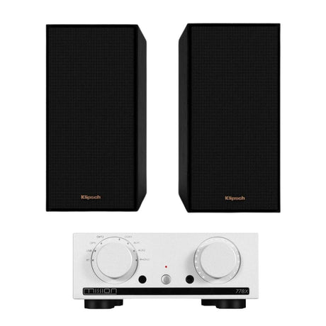 Mission 778X Integrated Amplifier + Klipsch R-40M Bookshelf Speakers - K&B Audio