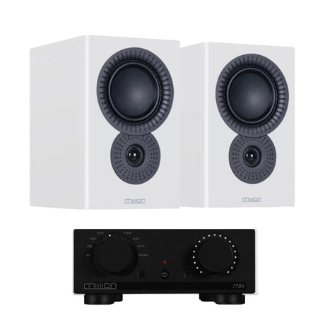 Mission 778X Integrated Amplifier + Mission LX-2 Bookshelf Speakers - K&B Audio