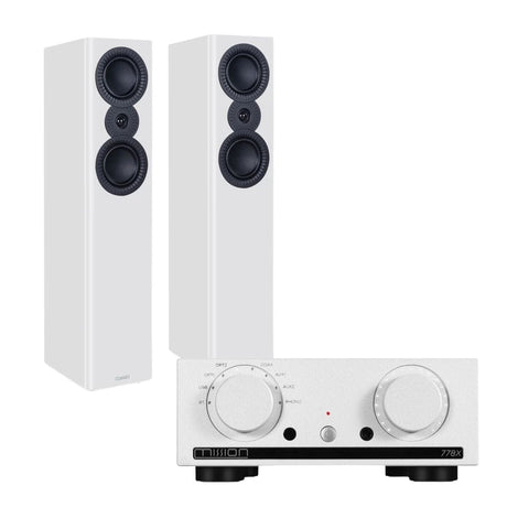 Mission 778X Integrated Amplifier + Mission LX-4 Floorstanding Speakers - K&B Audio