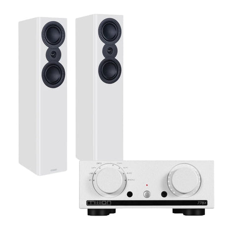 Mission 778X Integrated Amplifier + Mission LX-5 Floorstanding Speakers - K&B Audio