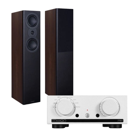 Mission 778X Integrated Amplifier + Mission LX-5 Floorstanding Speakers - K&B Audio