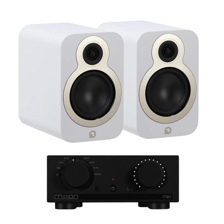 Mission 778X Integrated Amplifier + Q Acoustics 3020c Bookshelf Speakers - K&B Audio