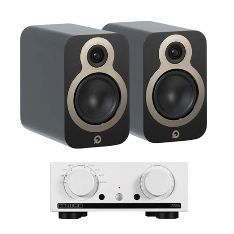 Mission 778X Integrated Amplifier + Q Acoustics 3020c Bookshelf Speakers - K&B Audio