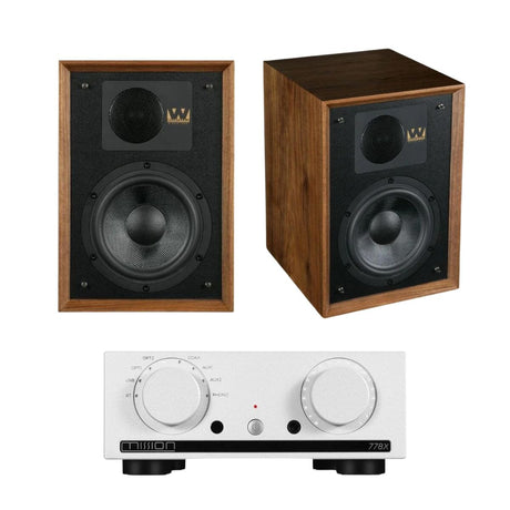 Mission 778X Integrated Amplifier + Wharfedale Denton 85 Bookshelf Speakers - K&B Audio