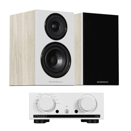 Mission 778X Integrated Amplifier + Wharfedale Diamond 12.1 Bookshelf Speakers - K&B Audio