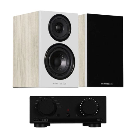 Mission 778X Integrated Amplifier + Wharfedale Diamond 12.2 Bookshelf Speakers - K&B Audio