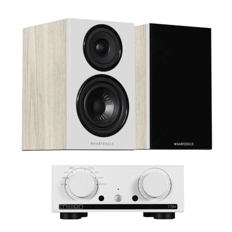 Mission 778X Integrated Amplifier + Wharfedale Diamond 12.2 Bookshelf Speakers - K&B Audio