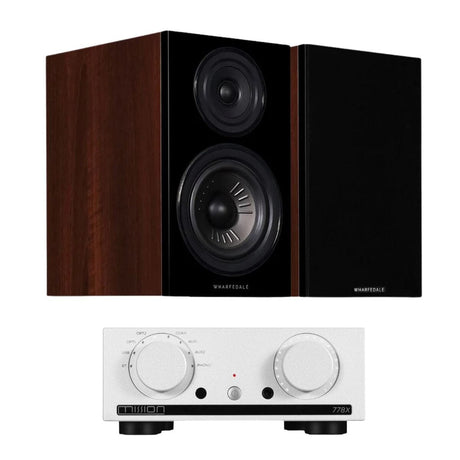 Mission 778X Integrated Amplifier + Wharfedale Diamond 12.2 Bookshelf Speakers - K&B Audio