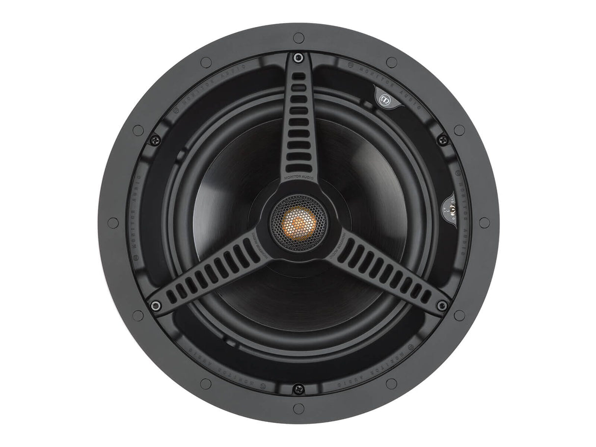 WiiM AMP Wi-Fi & Bluetooth Amplifier + Monitor Audio C180 8" Ceiling Speakers (Pair) - K&B Audio