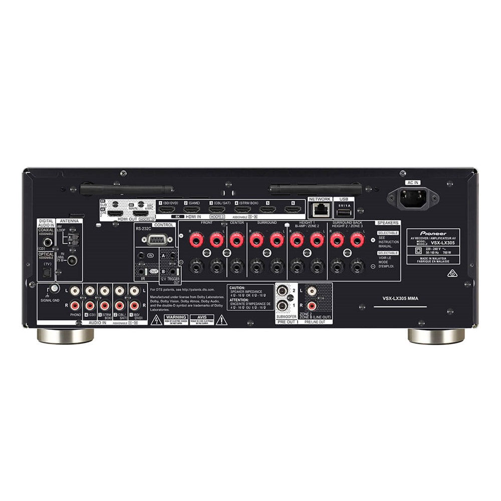 Pioneer VSX-LX305 9.2 Channel AV Receiver - K&B Audio