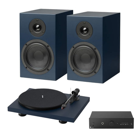 Pro-Ject Colourful Audio System - Turntable, Speakers & Amplifier Bundle - K&B Audio