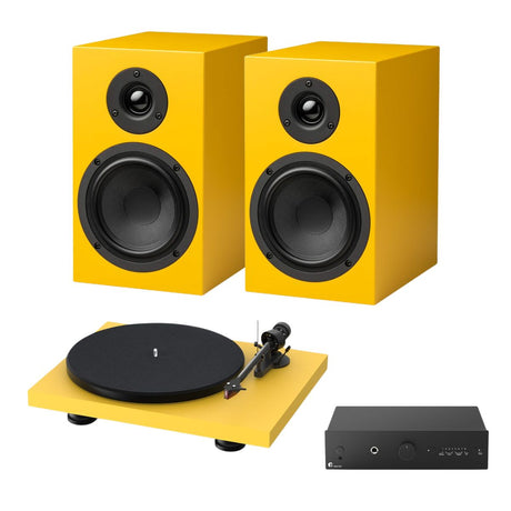 Pro-Ject Colourful Audio System - Turntable, Speakers & Amplifier Bundle - K&B Audio