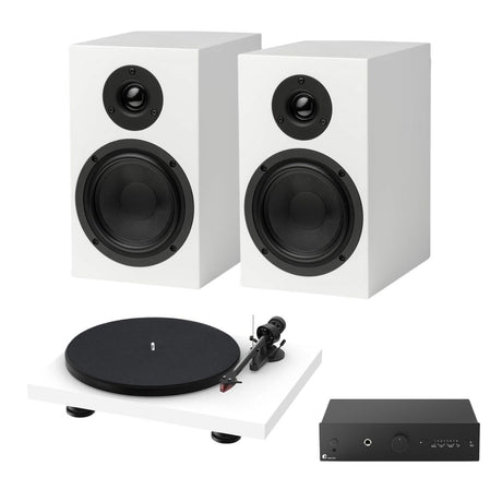 Pro-Ject Colourful Audio System - Turntable, Speakers & Amplifier Bundle - K&B Audio