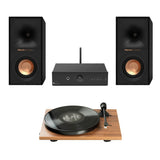 Pro-Ject Stereo Box E + Pro-Ject E1 Turntable + Klipsch R-40M Bookshelf Speakers - K&B Audio