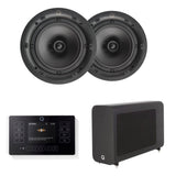 Q Acoustics E120 2.1 Hi-Fi Ceiling Speaker System with Bluetooth, DAB/FM Radio & Subwoofer - K&B Audio