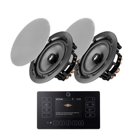 Q Acoustics E120 + OSD Audio ACE840 8" Ceiling Speakers - K&B Audio