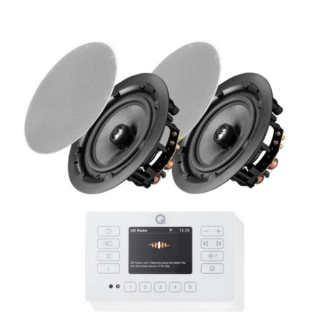 Q Acoustics E120 + OSD Audio ACE840 8" Ceiling Speakers - K&B Audio