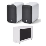 Q Acoustics M20 130W 2.1 Active Bluetooth Bookshelf Speakers with Subwoofer - K&B Audio