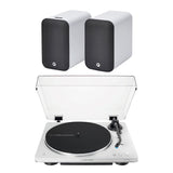 Q Acoustics M20 Active Bluetooth Speakers + Audio-Technica AT-LP70XBT Automatic Wireless Turntable - K&B Audio