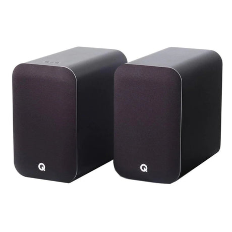 Q Acoustics M20 Active Bookshelf Speakers + Audio Technica AT-LP120XBT-USB Bluetooth Turntable - K&B Audio