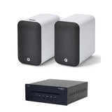 Q Acoustics M20 Active Bookshelf Speakers with Bluetooth + Tangent CD II CD Player - K&B Audio